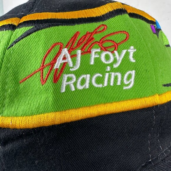 Vintage Nascar Baseball Hat Cap AJ Foyt Racing #14 Team Conesco Adjustable - Picture 6 of 15
